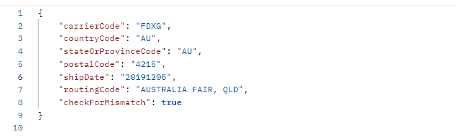 FedEx Shipping API Test